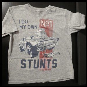 Hot Wheels "I do my own stunts" T-Shirt - EUC
